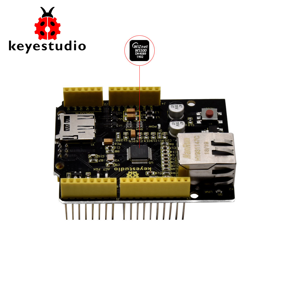 Ethernet Module W5500 - Keyophydio W5500 Ethernet Shield Ethernet Control