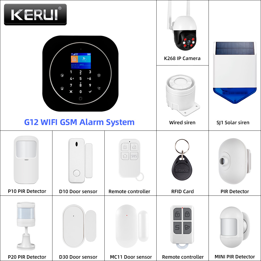 KERUI G12 2G Wifi Nirkabel Sis - Home Automation System Diy ulasan dan harga