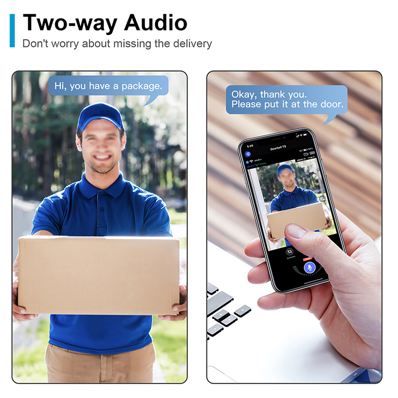 Bel Pintu Video Pintar WiFi Ka - Smart Doorbell Wired ulasan dan harga