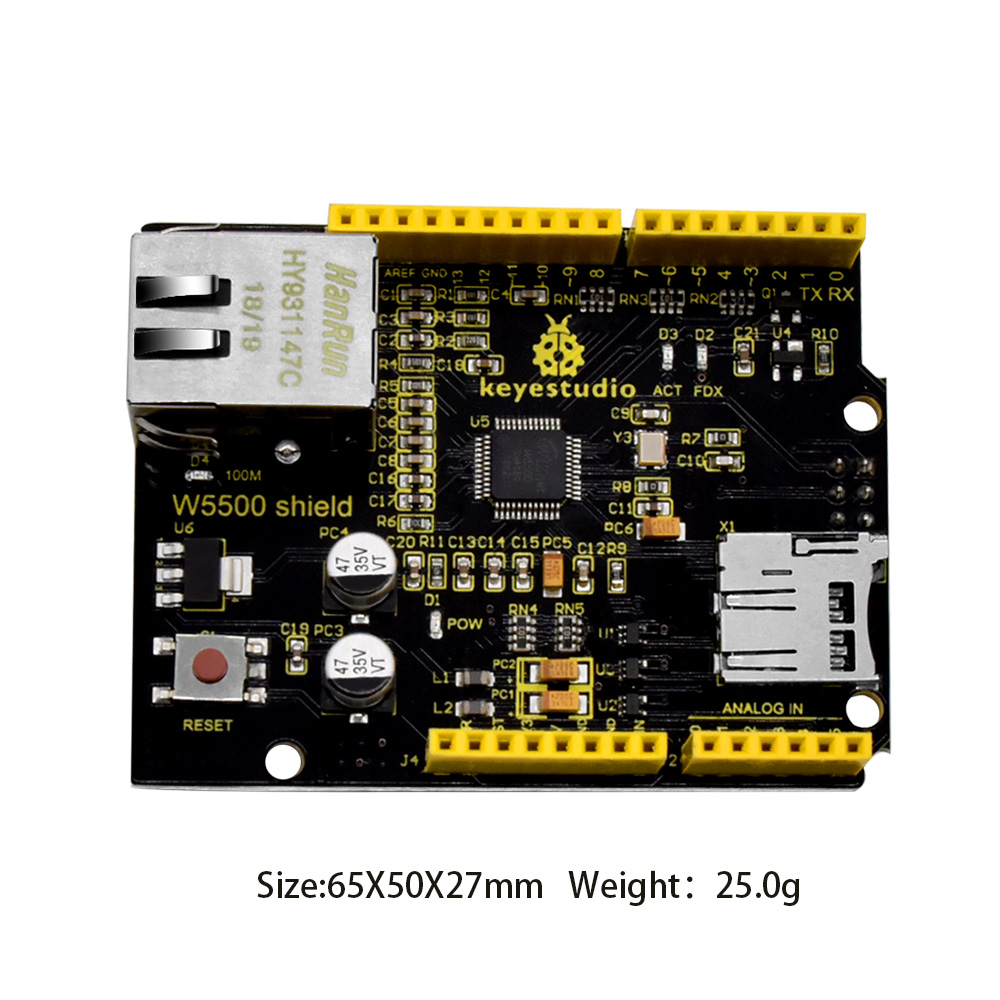 Keyophydio W5500 Ethernet Shie - Ethernet Module W5500 ulasan dan harga