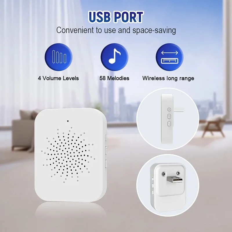 Wide View Tuya Smart Life APP  - Smart Doorbell Wired ulasan dan harga