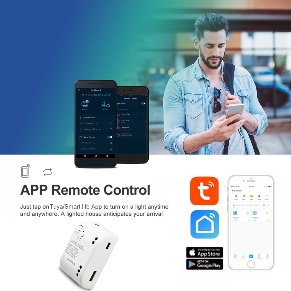 1CH Tuya modul sakelar Wifi ni - Diy Home Automation Controller ulasan dan harga