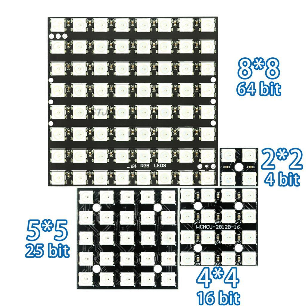 WS2812 LED 5050 RGB 8x8 4 16 2 - Rgb Led Matrix 8X8 ulasan dan harga