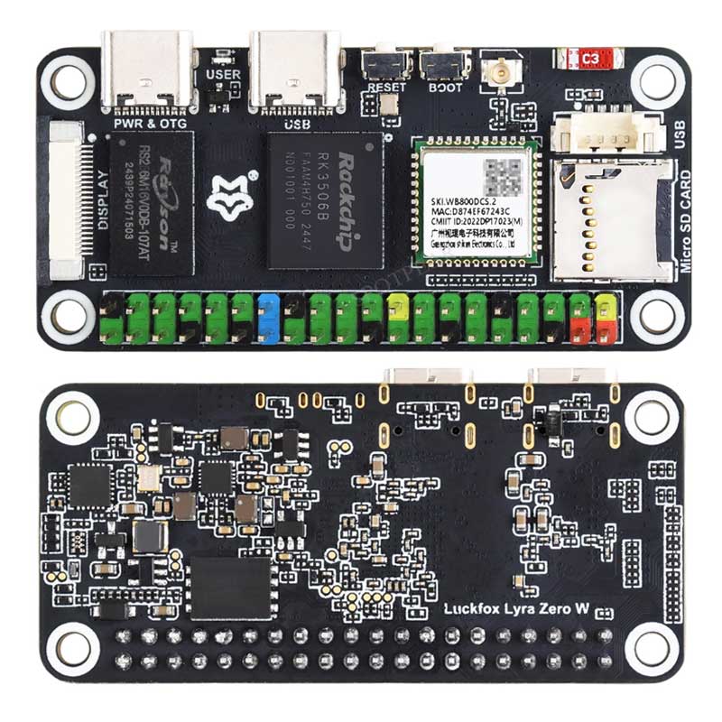 Luckfox Lyra Zero W RK3506B Ro - Pi Zero W Board ulasan dan harga