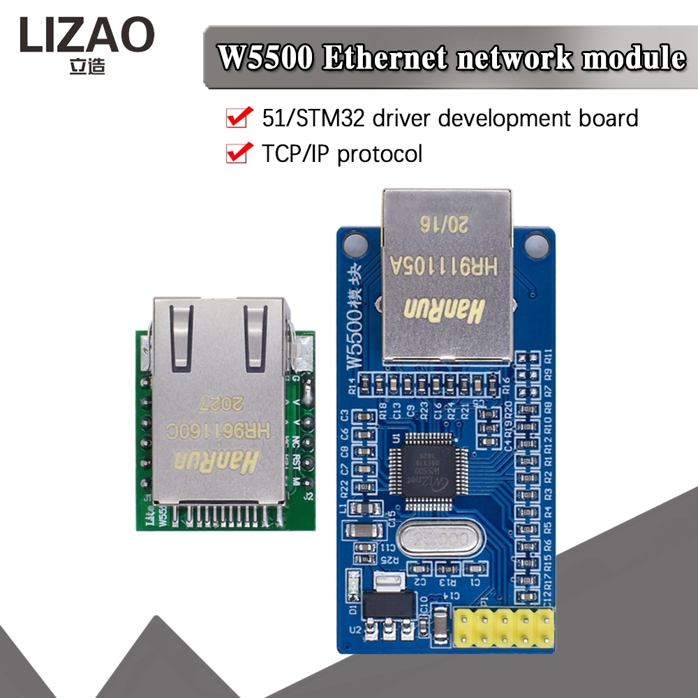Modul Jaringan Ethernet LIZAO  - Ethernet Module W5500 ulasan dan harga