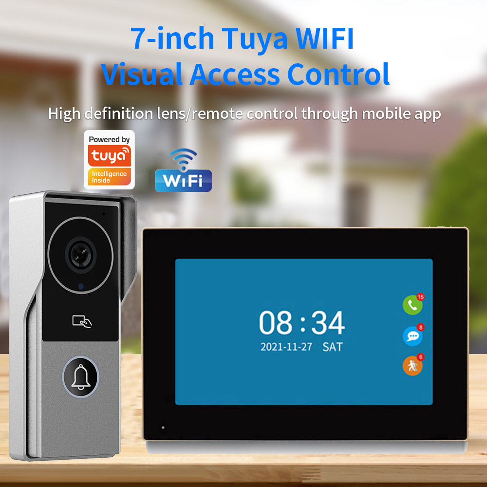 Sistem Bel Pintu Video Wifi 10 - Smart Doorbell Wired ulasan dan harga
